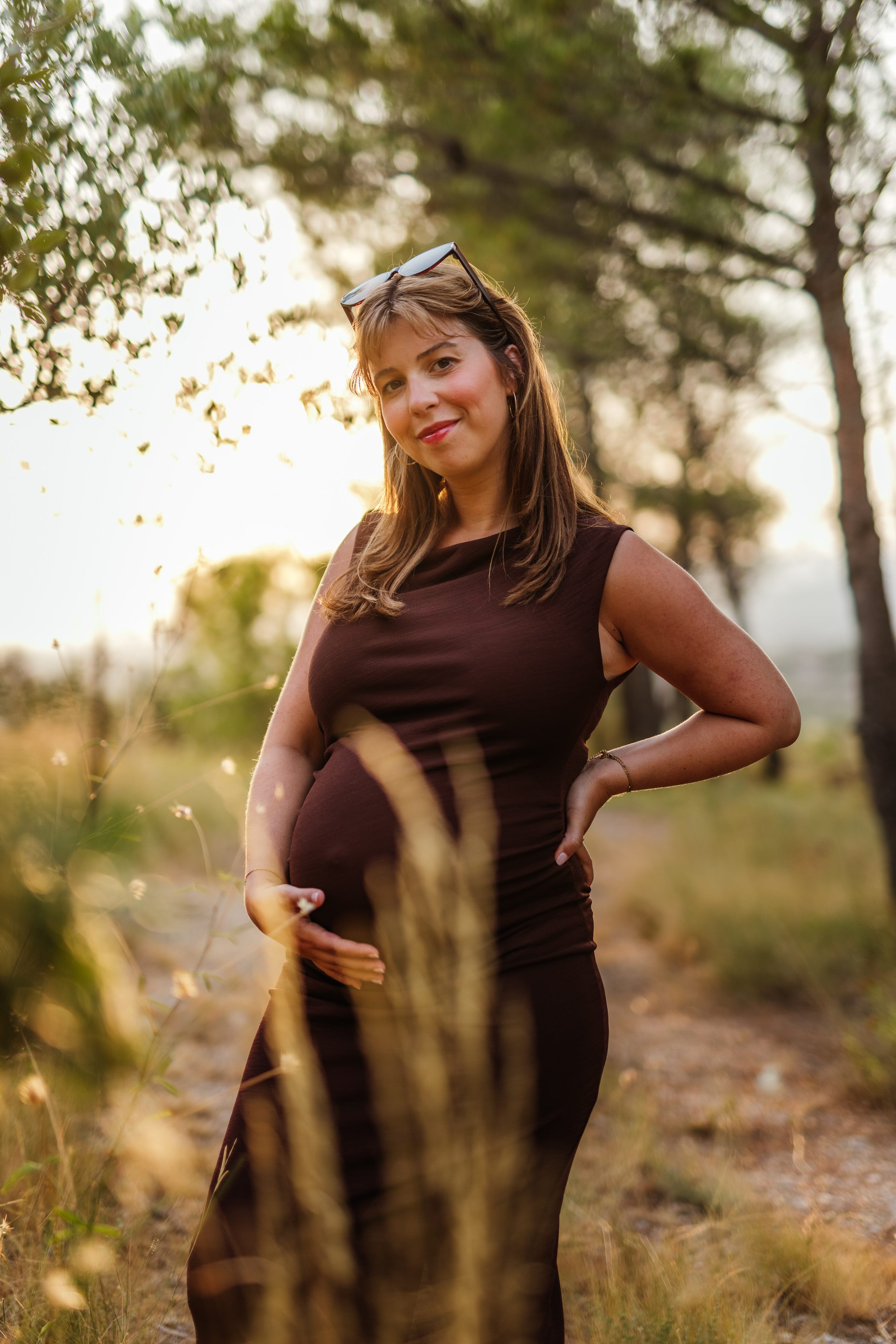 Sfeerbeeld van een moeder met haar pasgeboren baby